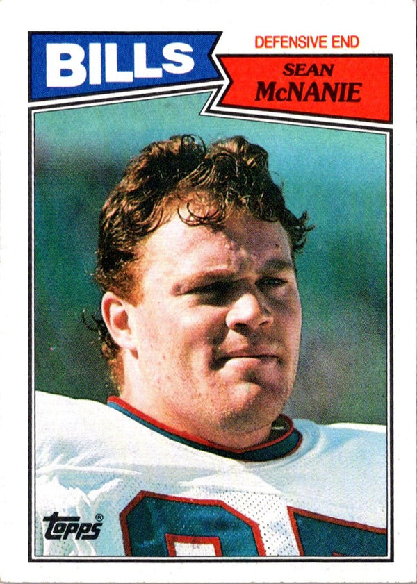 1987 Topps Sean McNanie #367 Rookie