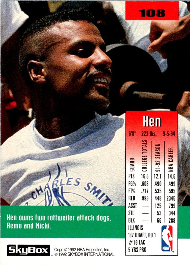 1992 SkyBox Ken Norman