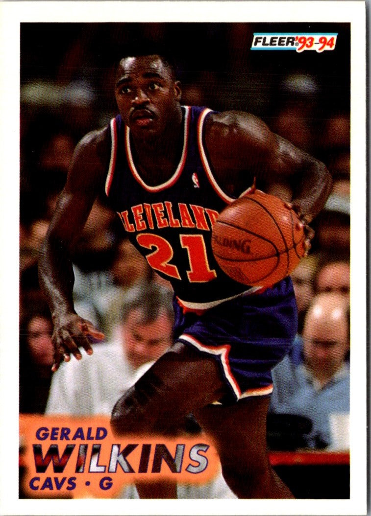 1993 Fleer Gerald Wilkins