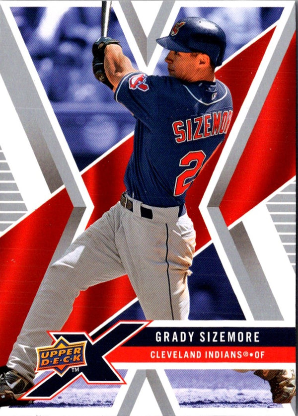 2008 Upper Deck X Grady Sizemore #35