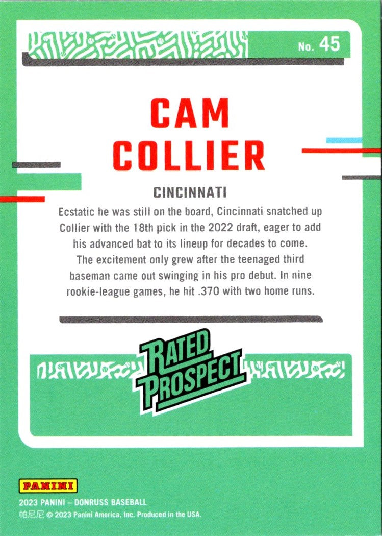 2023 Donruss Cam Collier