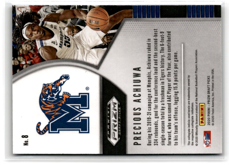 2020 Panini Prizm Draft Picks Collegiate Precious Achiuwa