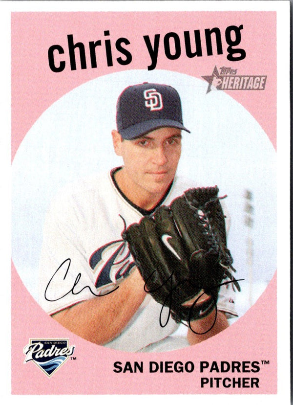 2008 Topps Heritage Chris Young #62