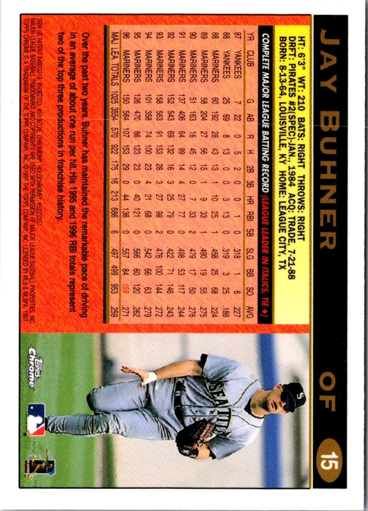 1997 Topps Chrome Jay Buhner