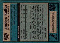 1981 O-Pee-Chee Anders Kallur #204