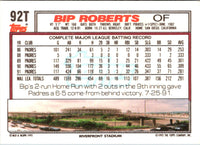 1992 Topps Traded Bip Roberts #92T