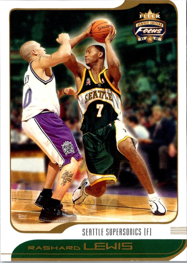 2001 Fleer Rashard Lewis #71