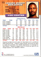 1993 Hoops Fifth Anniversary Gold Benoit Benjamin #103