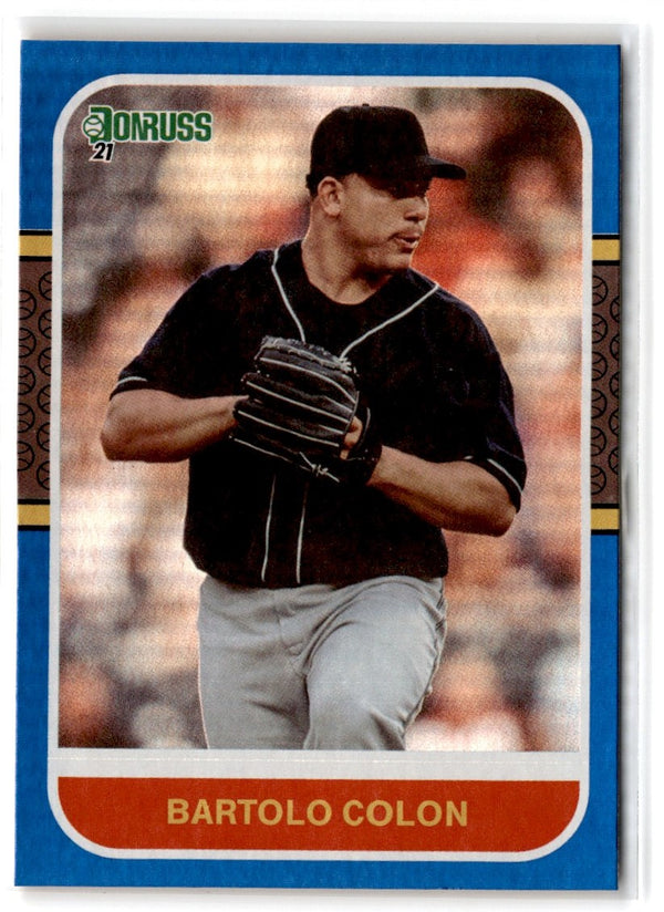 2021 Donruss Holo Blue Bartolo Colon #240A