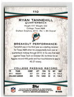 2012 Bowman Rookies Ryan Tannehill #110