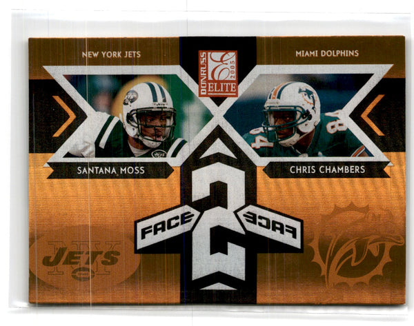 2005 Donruss Elite Chad Pennington/Curtis Martin/Santana Moss #ET-18 0342/1000