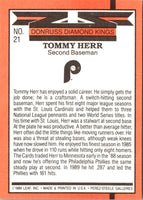 1990 Donruss Super Diamond Kings Tommy Herr #21