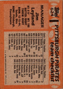 1988 Topps Jim Leyland