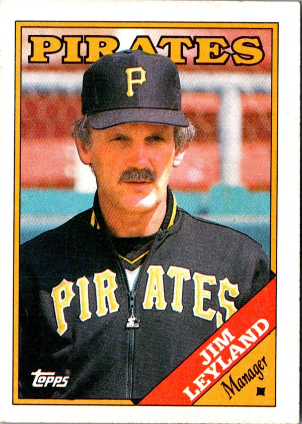 1988 Topps Jim Leyland #624