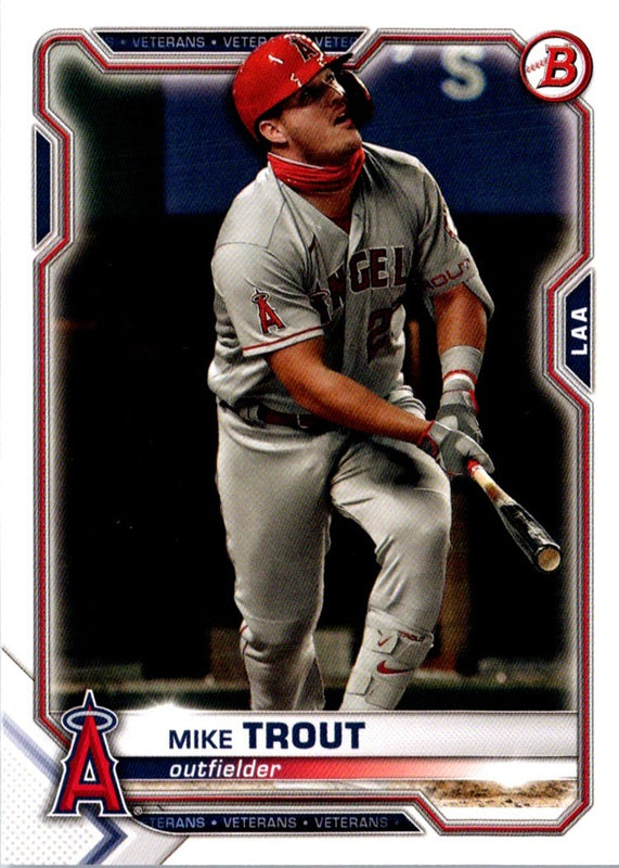 2021 Bowman Mike Trout #17