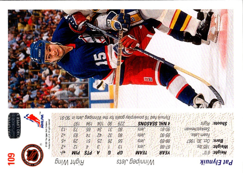 1991 Upper Deck Pat Elynuik
