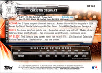 2017 Bowman Prospects Christin Stewart #BP148