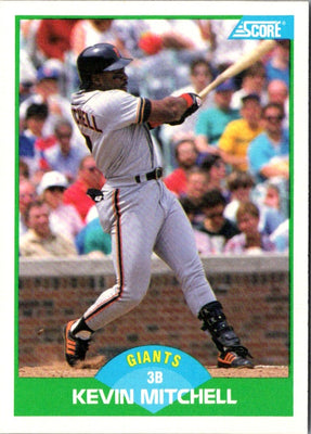 1989 Score Kevin Mitchell #39