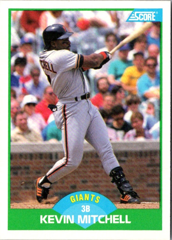 1989 Score Kevin Mitchell #39
