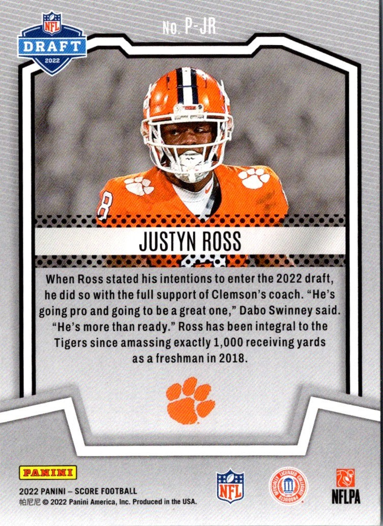 2022 Score PROtential Justyn Ross