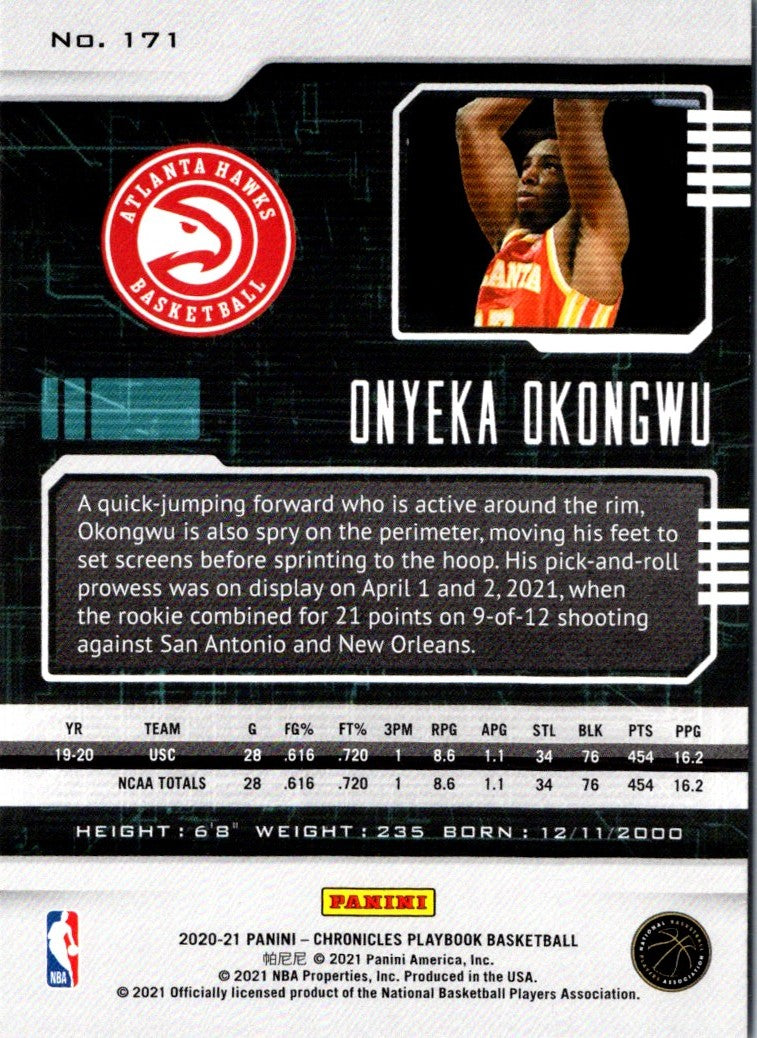 2020 Panini Onyeka Okongwu