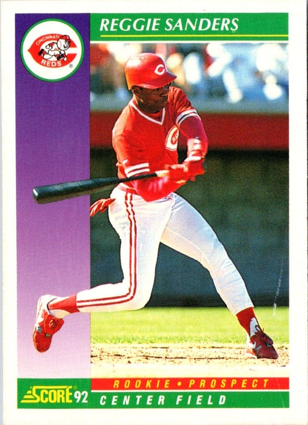 1992 Score Reggie Sanders #829