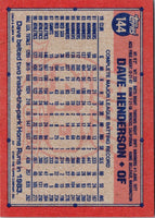 1991 Topps Dave Henderson #144
