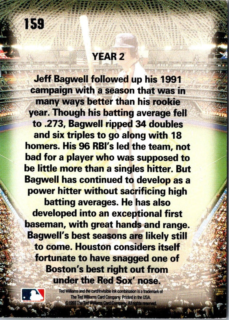 1993 Ted Williams Jeff Bagwell