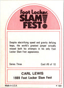 1991 Foot Locker Slam Fest Carl Lewis