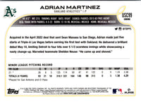 2022 Topps Chrome Update Adrian Martinez #USC99 Rookie