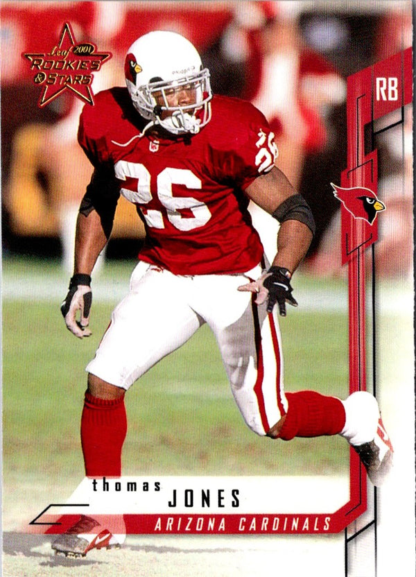 2001 Leaf Rookies & Stars Thomas Jones #86