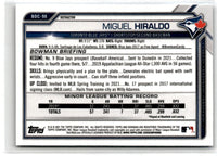 2021 Bowman Draft Chrome Miguel Hiraldo #BDC-98