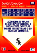 1992 Triple Play Lance Johnson