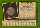 2020 Topps Heritage Brandon Belt