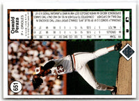 1989 Upper Deck Oswald Peraza #651