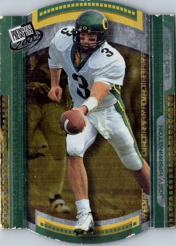 2002 Press Pass Paydirt Die Cuts Joey Harrington #PD2