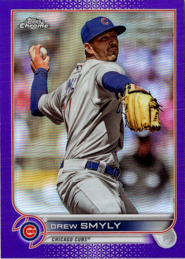 2022 Topps Chrome Update Purple Refractor Drew Smyly #USC66