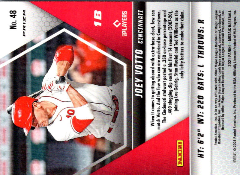 2021 Panini Mosaic Red Joey Votto