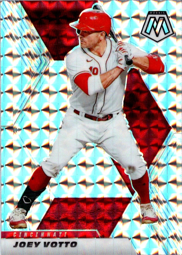 2021 Panini Mosaic Red Joey Votto #48