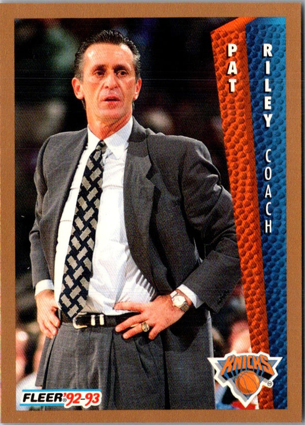 1992 Fleer Pat Riley #155
