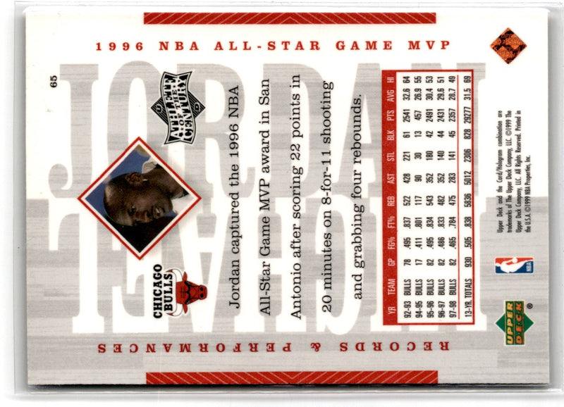 1999 Upper Deck Michael Jordan Athlete of the Century Michael Jordan