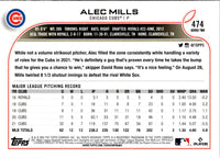 2022 Topps Alec Mills #474
