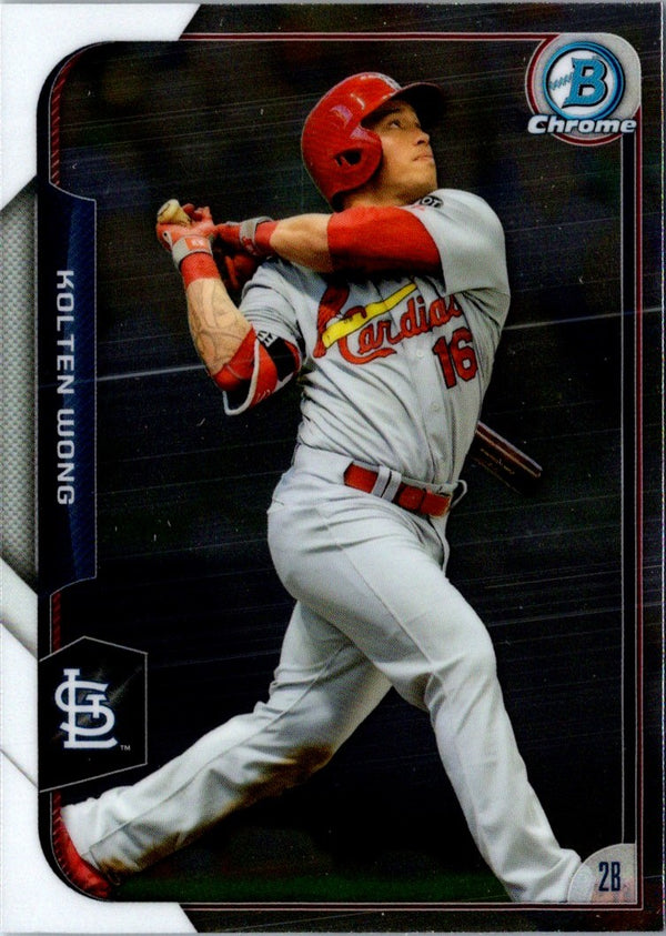 2015 Bowman Chrome Kolten Wong #77