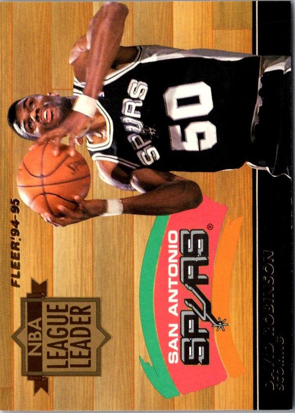 1994 Fleer NBA League Leaders David Robinson #6