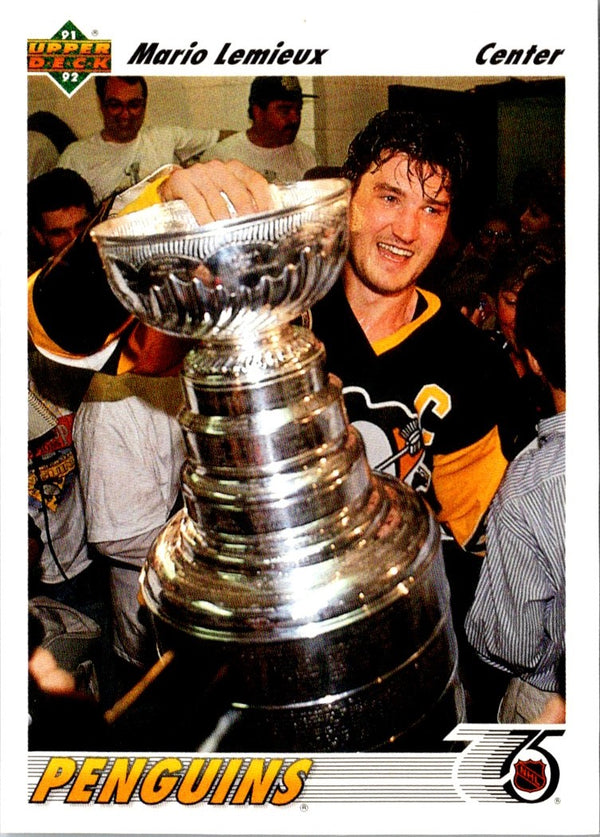 1991 Upper Deck Mario Lemieux #156