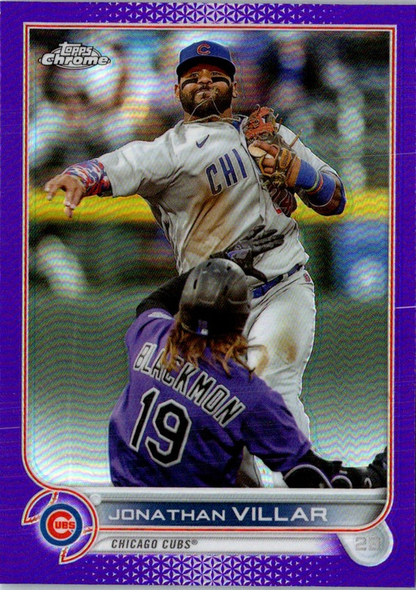 2022 Topps Chrome Update Purple Refractor Jonathan Villar #USC44