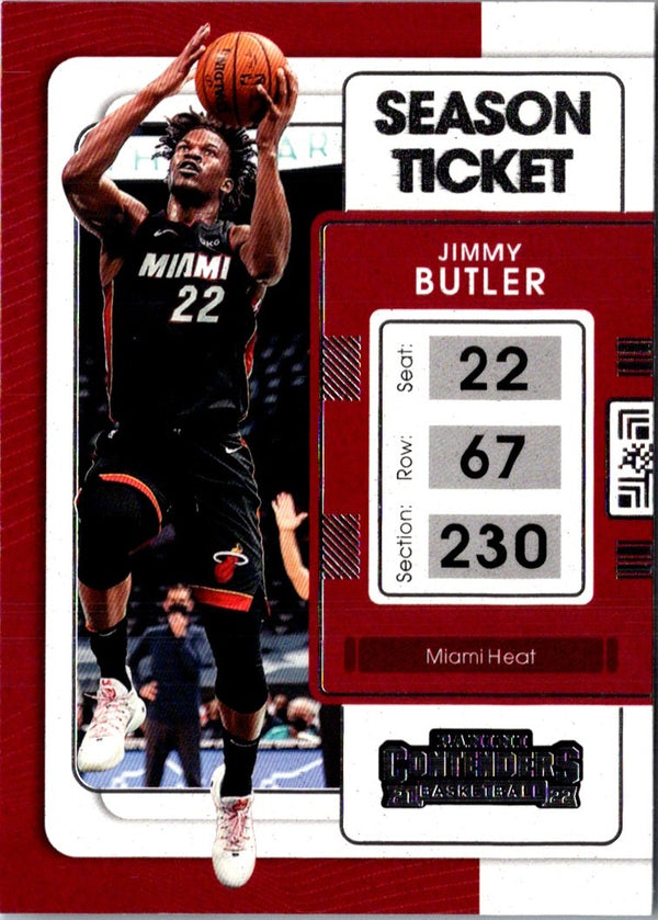 2021 Panini Contenders Game Ticket Red Jimmy Butler #53