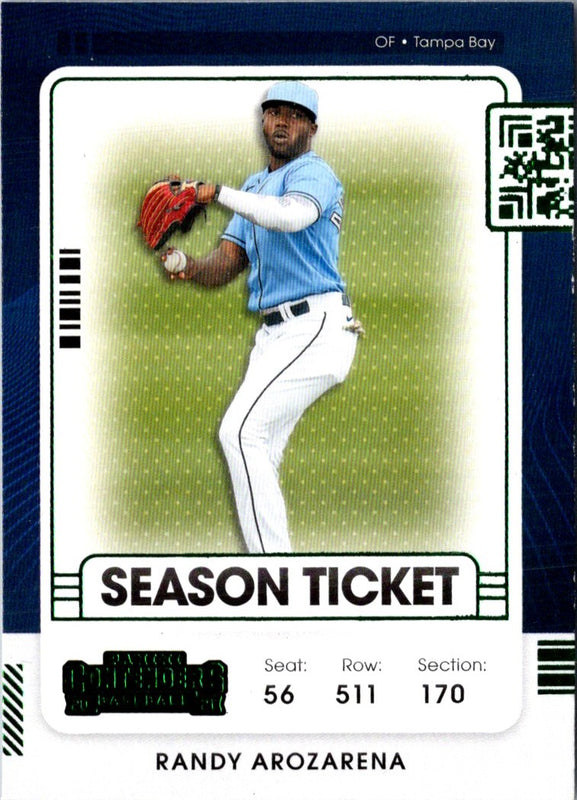 2021 Panini Contenders Blue Randy Arozarena #32