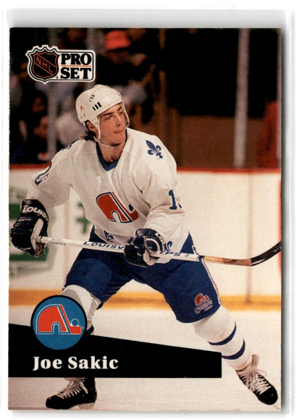 1991 Pro Set French Joe Sakic #199