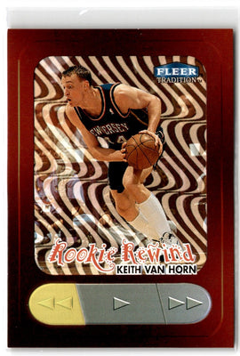 1998 Fleer Tradition Rookie Rewind Keith Van Horn #10RR